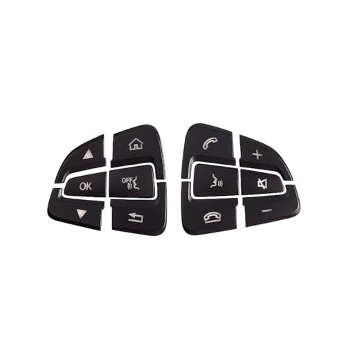 �C�� Compatible With A B C GLA GLC GLE GLS For CLA W176 W246�p �X�e�A�����O�z�C�[���{�^���J�o�[�g�����X�e�b�J�[