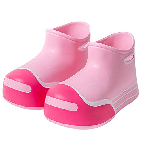 Big Kids Children Boys Girls Cute Colorful Rain Boots Portable Comfortable Anti Slip Rainy Day Wear Size 5 Girls Shoes