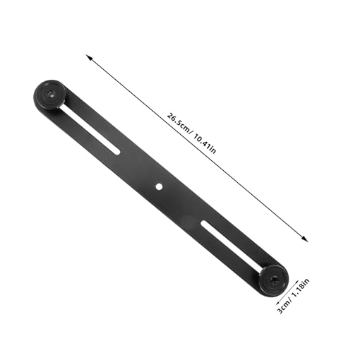 Soporte doble tornillo 1/4 barra ajustable de 2 piezas compatible con cámara 2