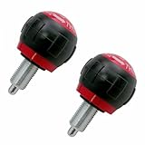Xhziy 2pcs red Ball Head Pull-pin seat Adjustment knob M16 Spring knob Replacement Parts for Exercise Bikes