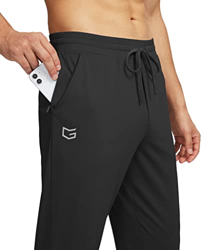 G Gradual Mens Sweatpants Zipper Pockets Tapered Track Athletic Pants For Running thumb #4