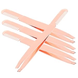 minkissy 4pcs Eyebrow Tweezers Tool Eyebrow Pick Tweezers Lashing Tweezers Eyebrow Plucker Tweezers Hair Removal
