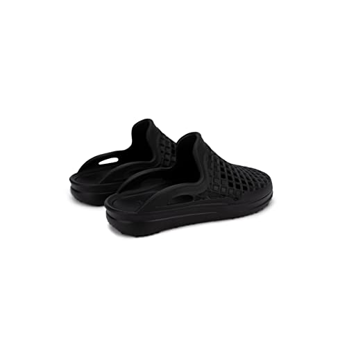 LUSSO CLOUD Scenario Comfort Slide - Unisex, Water Friendly, Jet Black, 6M/8W4