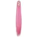 Miss U Hair Long Straight Pink Cosplay Wig Claw Ponytail for Kids and Adult (Pink)