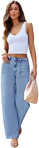 Cargo Jeans for Women High Waisted Wide Leg Jeans with Flap Pocket Denim Pants www.denim.fit 7 Cargo Jeans for Women High Waisted Wide Leg Jeans with Flap Pocket Denim Pants www.denim.fit 7