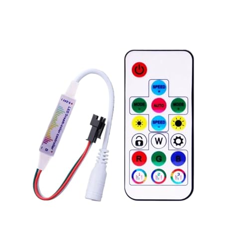 Ruban LED RGB 5050 avec contrôleur musical synchronisé