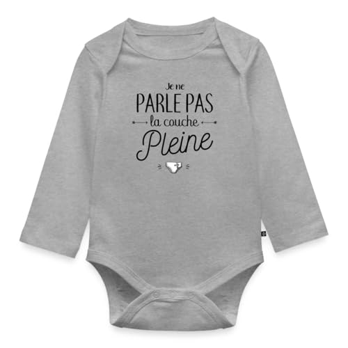 Body bébé humour manches longues pour les journées à la maison