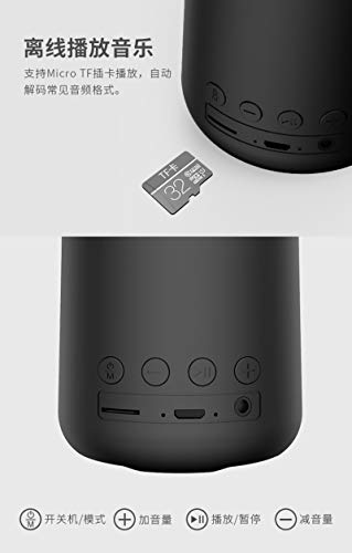 Enceinte Bluetooth portable créative sans fil avec effet sonore 360 °, 18 heures de temps de lecture, microphone de réduction du bruit avec technologie Bluetooth 5.0, haut-parleur de fête - Les Beatles, Paul McCartney, John Lennon, RIngo Starr, George Harrison Enceinte Bluetooth portable créative sans fil avec effet sonore 360 °, 18 heures de temps de lecture, microphone de réduction du bruit avec technologie Bluetooth 5.0, haut-parleur de fête – Image 6