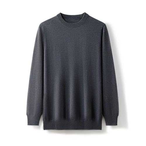 Men's Crew Neck Pullover Sweater Casual Long Sleeve Knitted Thin Cashmere Lightweight Slim Fit Sweater3