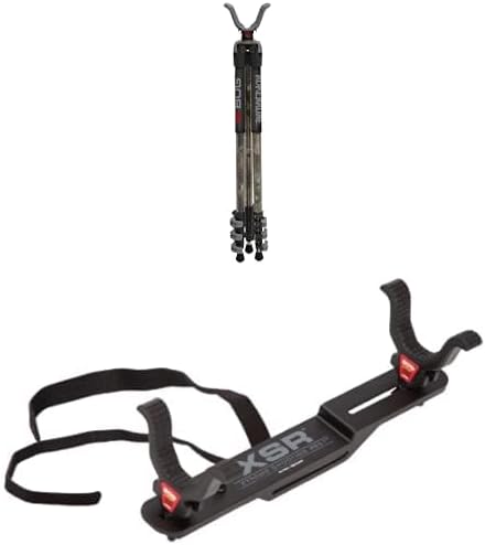 BOG Adrenaline Hunting Tripod Bundle with XSR Extreme Shooting Rest, Universal Shooting Rest, Aluminum, for Hunting, Shooting, and Outdoors