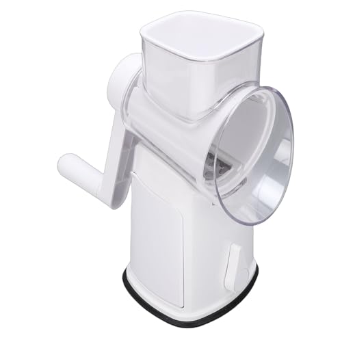 Rallador de queso giratorio con almacenamiento lateral y manivela miniatura 4