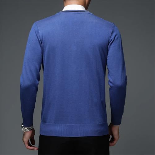 Men Wool Sweater Cardigan Outwear Knit for Winter V Neck Buttons Down Male Casual Clothing3