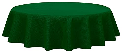 Preisvergleich Produktbild Brandsseller - Gartentischdecke geschäumt wetterfeste und rutschfeste Tischdecke für Garten Balkon und Camping Rund Ø 160 cm - Grün