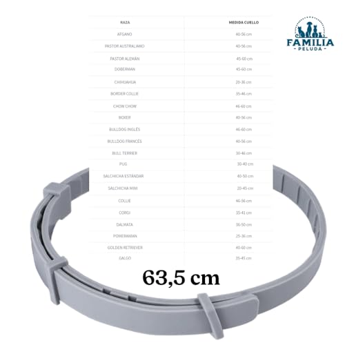 Miniatura 7 de Collar Antiparasitario Perros, Collar Antipulgas Perros Pequeños Y Grande, Leishmaniosis Mosquitos , Pulgas Y Garrapatas - 8 Meses - 63cm Ajustable, Repelente 100 Natural, Impermeable