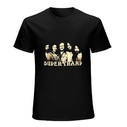 Photo de Supertramp Unisex T-Shirt Graphic Printed Tee Mens Black Shirt M