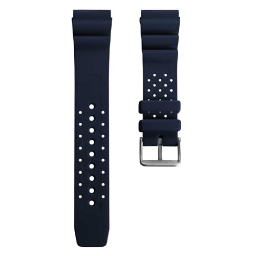 Correa de goma WatchGecko Abyss ProDive con hebilla de acero inoxidable 316L 4