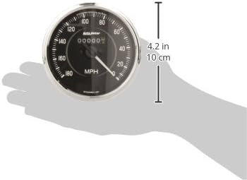 Miniatura 2 de Auto Meter 201005 427 Series Velocímetro de 4"