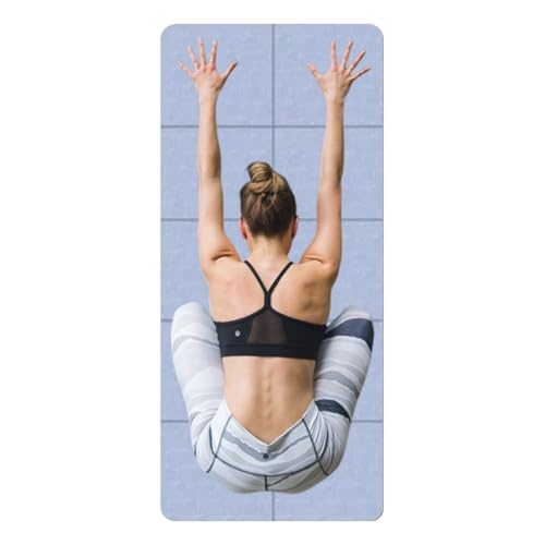 Tapis de yoga fitness à domicile gym et pilates léger pour hommes femmes