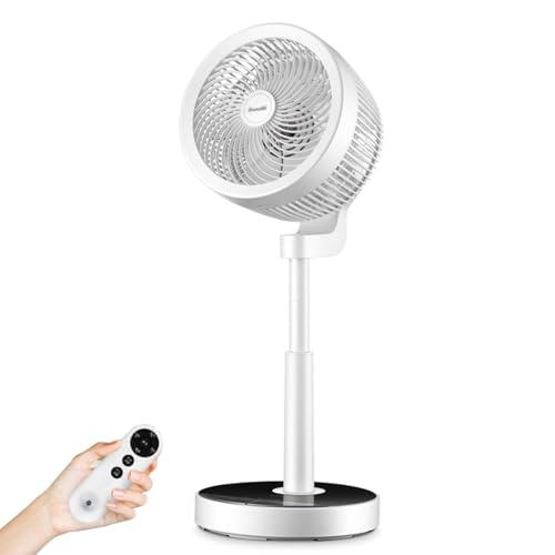 MZQMK Ventilador Circulador De Aire De Pie, Ventilador De Pie Muy Silencioso, para Dormitorio Y Oficina, Diseño Clásico Y Eficiente