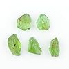 CRYSTALINES 5pcs AAA Grade Wholesale Natural Raw Afghani Peridot Gemstone, Assorted Rough Stone, Bulk Loose Supplies, DIY-Crafts Jewelry Making, Healing Crystals, August Birthstone, Gem Collection #1
