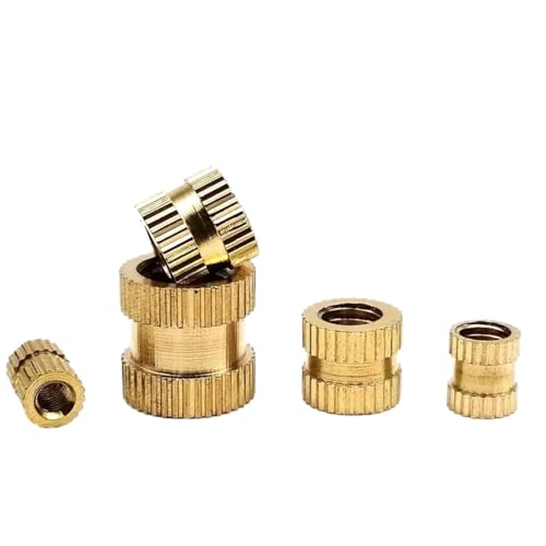 QRSGFGYY ���[���b�g�^�J���C���T�[�g�i�b�g�X���b�h���ߍ��� Nutsert M1.6 M2 M2.5 M3 M4 M5 M6 M8 �z�b�g�����g�M�ˏo���` 3D �v�����g(Length 6mm,25pcs M4(OD 7mm))