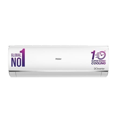 Haier 1.5 Ton 5 Star Triple Inverter Split AC (Copper, 7 in 1 Convertible, 4-Way Cooling, Anti Bacterial Filter, Cools at 60°C Temp, 20 Mtrs Air Throw, HSU18K-PYSS5BN-INV, 2024 Model, White) (B0CXV55SLJ) Amazon Price History, Amazon Price Tracker