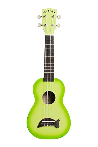 Kala Makala Ukulélé soprano Motif dauphin Vert pomme - Les Beatles, Paul McCartney, John Lennon, RIngo Starr, George Harrison Kala Makala Ukulélé soprano Motif dauphin Vert pomme – Image 3