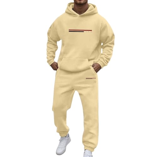 Survêtement d'été pour homme avec sweat à capuche et jogging long