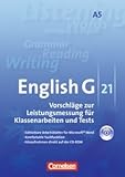 English G 21 Ausgabe A5. 9. Schuljahr. Vorschläge zur Leistungsmessung CD-ROM und DVD. Digital Teaching Aids. Software für Lehrkräfte