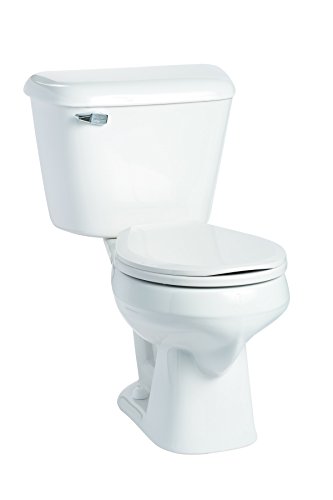 Mansfield Plumbing 131.170.WHT Alto Round Front 1.6 Toilet, White