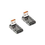 日本の中小企業 MSL FORCE USB-A to Type-C 変換アダプター 10Gbps高速転送 120W超急速充電対応 高耐久アルミ合金製 USB3.1 Gen2 データ転送 アダプタ プラグ＆プレイ GS (Eタイプ, ２個セット)