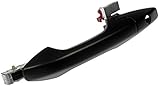 Dorman 81486 Front Driver Side Exterior Door Handle Compatible with Select Honda Models, Smooth Black