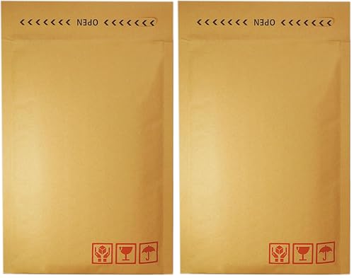 クッション封筒 DVD サイズ 開封 封かんテープ付 （10枚セット） (× 2)（Amazon）