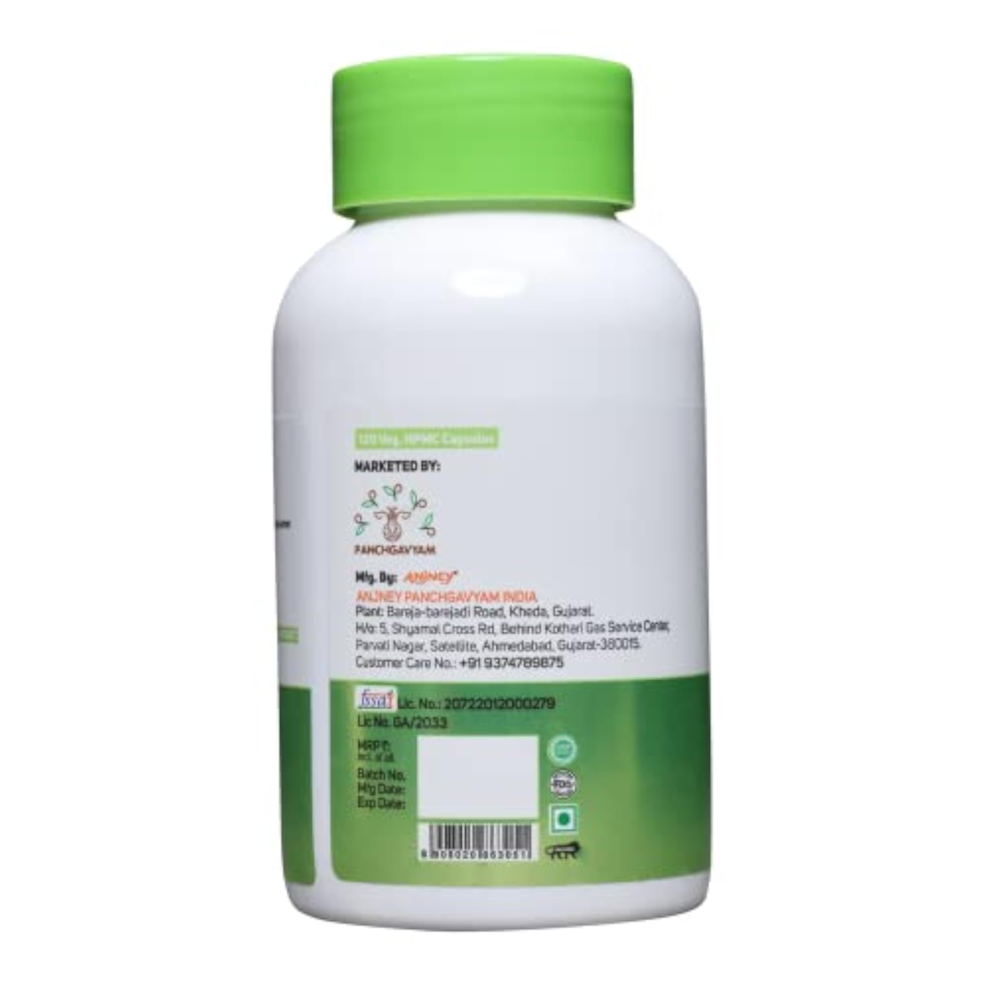 Panchgavya Canc-A-Way Antioxidant Detox Capsules, Ayurvedic