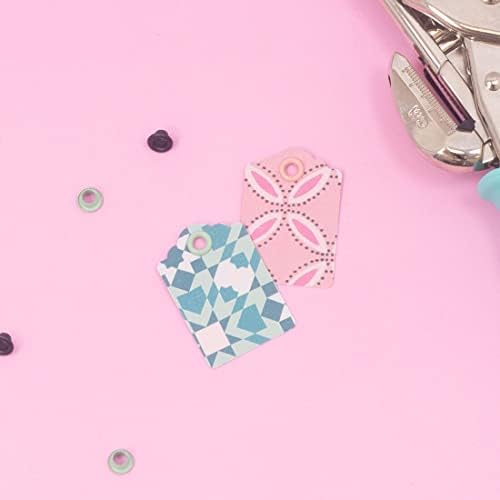 Craftelier - Label Punch with Scalloped Special for Scrapbooking and Crafts | Push Lever for Tags on Paper and Card - 3 inches · 7.62 cm
