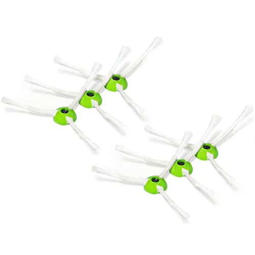 E-HAO 6パック 交換用エッジスイープブラシ iRobot Roomba i/j/e シリーズモデル用 真空サイドブラシアクセサリーパーツ i1+/i2+/i3+/i4+/i5+/i6+/i7+/i8+/j6+/j7+/j8+/e5用 /e6 クリーナーモデル