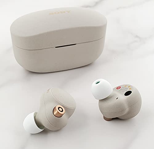 Image of ALXCD Eartips Compatible with Sony WF-1000XM4 Earbuds, S /M /L 3 Pairs Soft Silicone Ear Tips, Compatible with Sony WF-1000XM4 Silicon Tips XM4 3 Pairs, SML, White