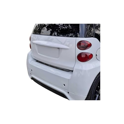 Protection pare-chocs arrière Smart ForTwo II 2007-2014 seuil coffre INOX