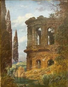 Peinture Murale d'art Toile Paysage Idéal Knab Contre Murs Nus