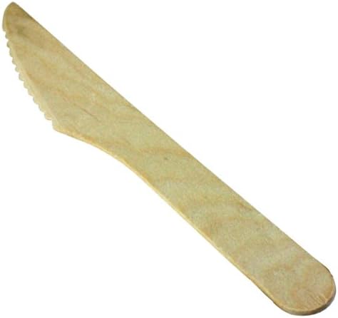 Birchwood Disposable Knives - Pack of 100 | Wooden Knives, Biodegradable Knives