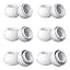 6 Pairs-White