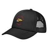 VIDOJI Baseballkappe Hells Angels World Logo Trucker Hüte Mesh Baseballkappen Krieger Bruderschaft Motorrad Papa Hut Trucker Hut Verstellbar Papa Hut