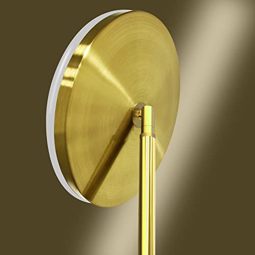 Image of JOOFO Floor Lamp,30W /2400LM Sky LED Modern Torchiere 3 Color Temperatures Super Bright Floor Lamps-Tall Standing Pole Light with Remote & Touch Control for Living Room,Bed Room,Office (Brushed Gold)