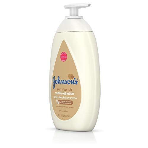 Johnson's Moisturizing Baby Body Lotion With Vanilla & Oat Extract For Dry Skin, 27.1 Fl. Oz #TOP4