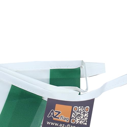 Image of AZ FLAG Andalusia 6 meters BUNTING Flag 20 flags 9'' x 6'' - Spanish region of Andalucia STRING flags 15 x 21 cm