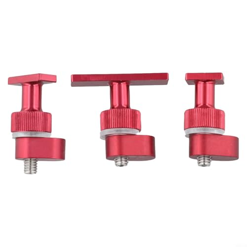 Kit de herramientas de reparación de abolladuras de coche ajustables de 3 piezas con juntas de aleación de aluminio, reutilizable y resistente para levantar y reparar abolladuras eficazmente en coches