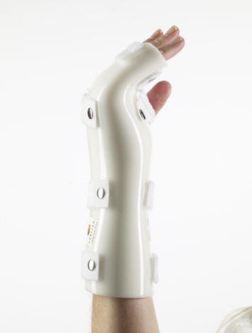 Corflex Extended Length Boxer Fracture Treatment Splint-M-Right - White