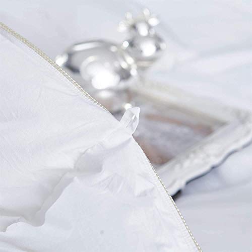 Luxurious All-Season Luxury Siberian Goose Down Comforter Duvet Insert 1200 Thread Count 100% Egyptian Cotton Down Feather Comforter (California King, White Solid) #TOP6