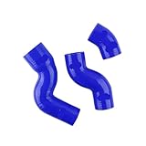 Replacement Turbo Intercooler Pipe Silicone Hose Kit Compatible for Land Rover Discovery 2 TD5 1999 2000 2001 2002 2003 2004 4-Ply High Pressure(Blue)