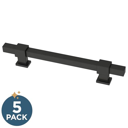 Franklin Brass Square Bar Adjustable Cabinet Pull, 1-3/8" to 6-5/16" (35-160mm), 5-Pack, Matte Black P44368-FB-B by Franklin Brass - Image 6
